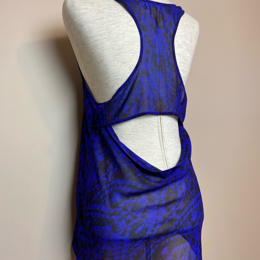 UO Silence and Noise Sheer Racerback Cut Out Tank